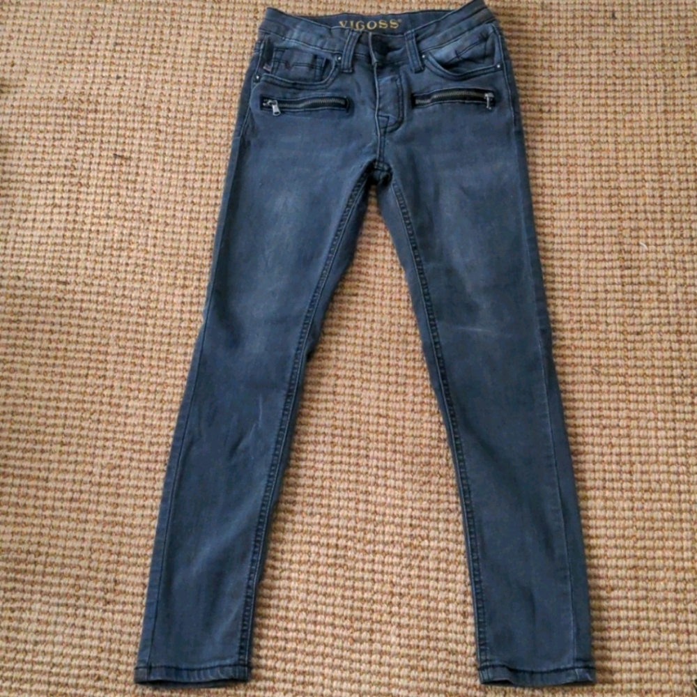 Vigoss the Jagger faded black jeans